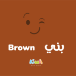 Colors in Arabic For Kids - Brown