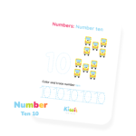 Numbers For Kids - number 10