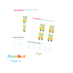 Numbers For Kids - number 4