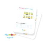 Numbers For Kids – Number 8